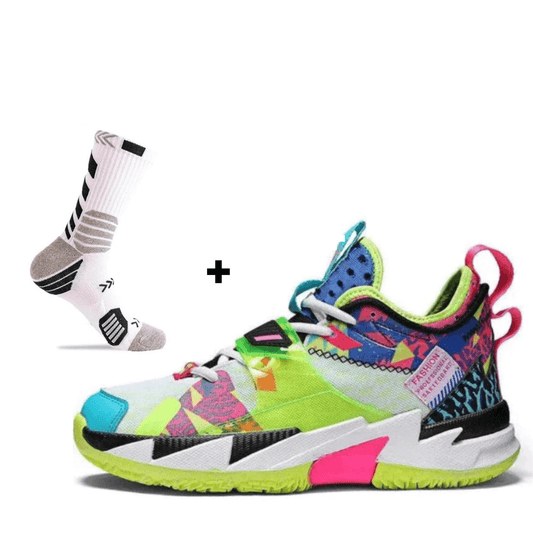 BF - Phoenix Basketball and Volleyball Shoes + Free Socks - Vivazz Sport