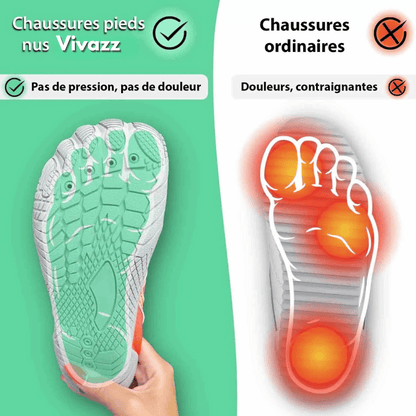 Chaussures Sports Unisexes Nu-Pieds | Antidérapantes | Vivazz Sport