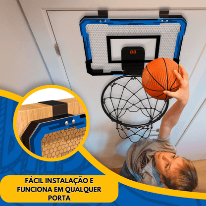 Portable Basketball Hoop with Scoreboard + 3 Free Balls - Vivazz Sport